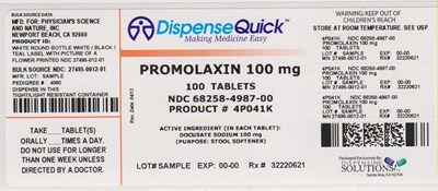 Ndc 68258-4987-00 (Ndc 68258 4987 00      Physician)